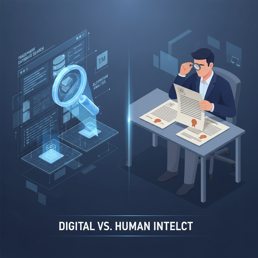 Search Tools vs Expert Due Diligence illustration